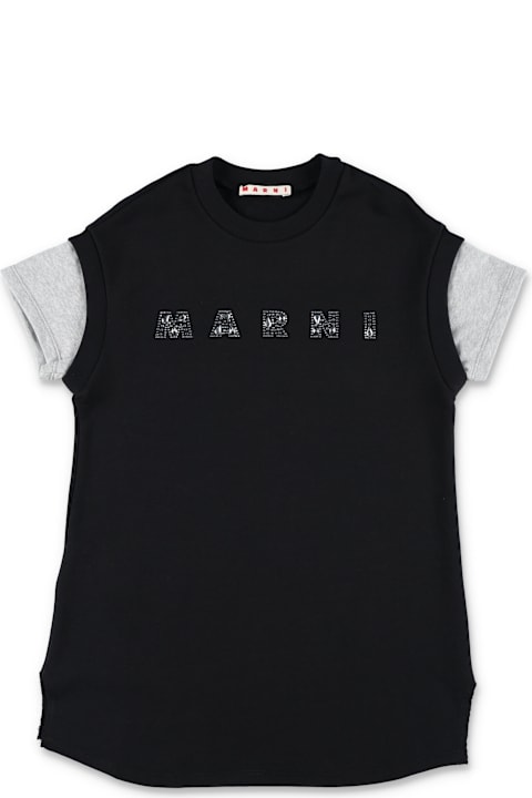 Homeware Marni Kid - Crystal Logo Mini Sweatdress