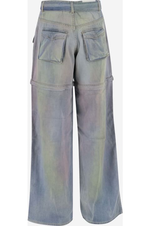 Pants & Shorts for Women Pinko Cotton Denim Cargo Jeans