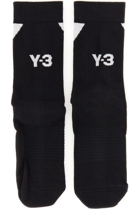 Y-3 Underwear for Men Y-3 Sock With Logo Embroidery