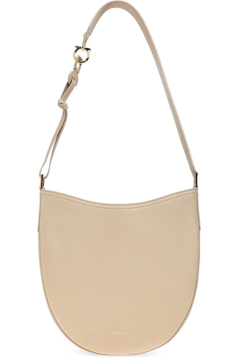 Homeware Ferragamo Ferragamo Shoulder Bag `noth-south Hobo Medium`