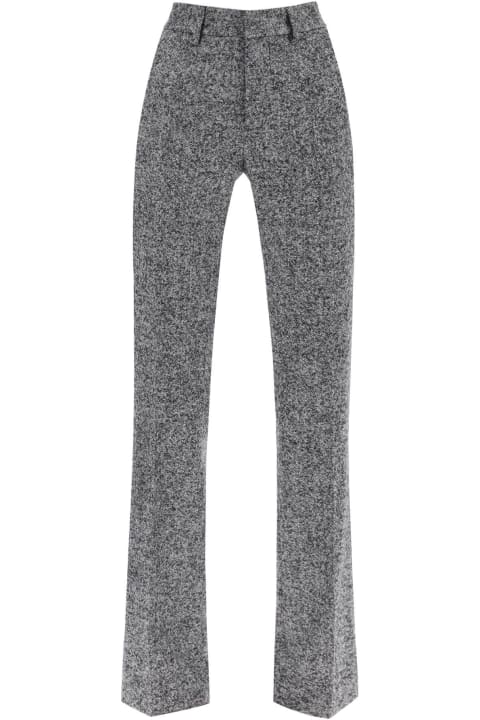 Alessandra Rich Pants & Shorts for Women Alessandra Rich Pants With Herringbone Motif