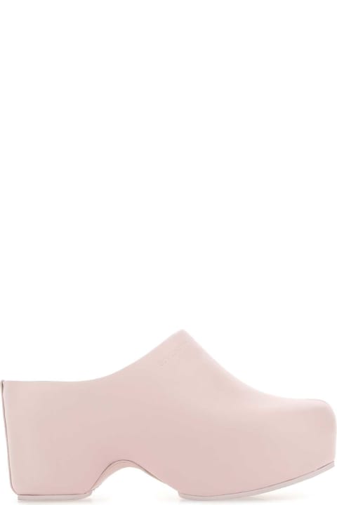 Fashion for Women Givenchy Pastel Pink Leather G Clog Mules