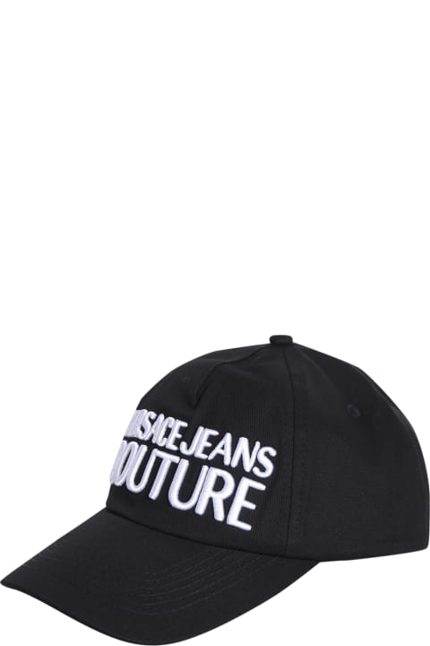 メンズ 帽子 Versace Jeans Couture Logo Embroidery Baseball Cap