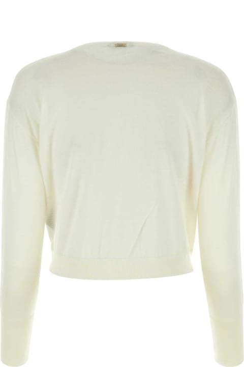 Herno for Women Herno Ivory Wool Sweater