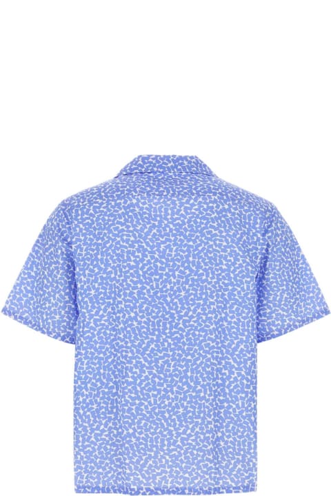Prada Sale for Men Prada Printed Poplin Shirt