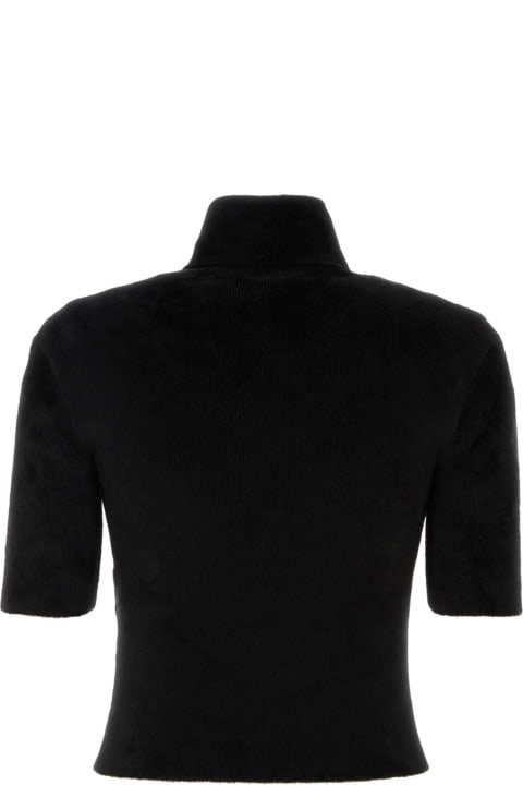 Gucci Sweaters for Women Gucci Black Viscose Blend Top