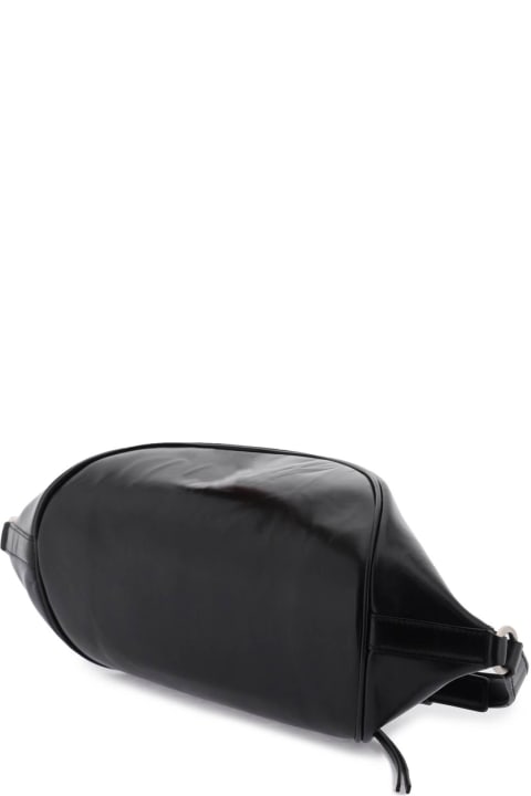 Shoulder Bags for Men Jil Sander Medium Shoulder Bag In Brushed Leather