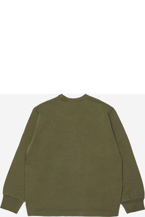 Diesel for Women Diesel Sdersim Over Cotton Sweatshirt With Logo Print