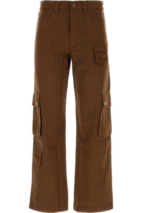 Gimaguas Pants for Men Gimaguas Brown Cotton Morris Cargo Pants