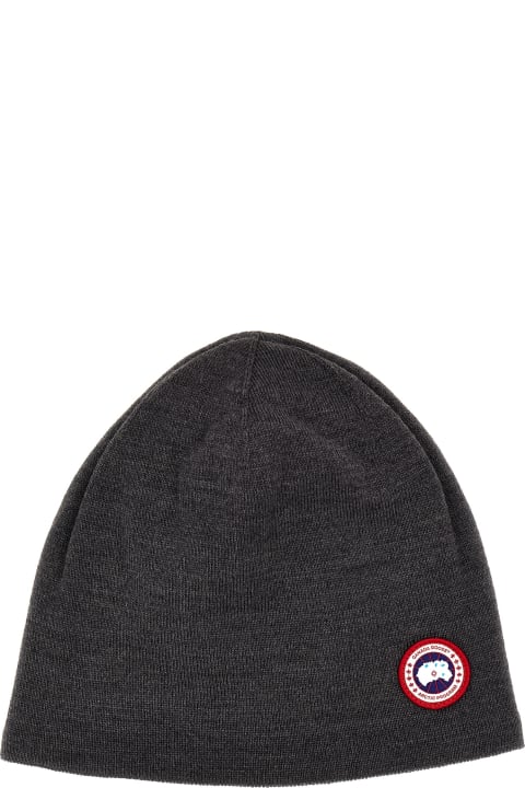 Hats for Men Canada Goose Logo Patch Cap