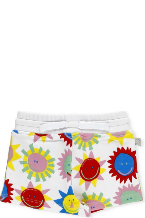 Stella McCartney Bottoms for Baby Girls Stella McCartney Cotton Shorts With Print