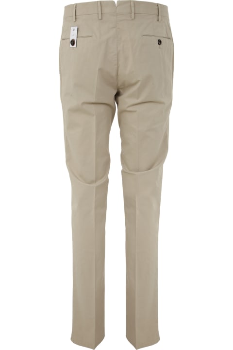 メンズ新着アイテム PT01 Man Cotton Gabardine Classic Trousers
