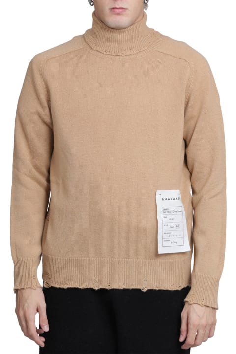 Amaranto Beige Turtleneck Sweater
