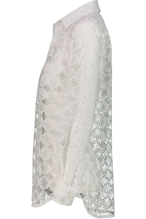 Comme des Garçons for Women Comme des Garçons Comme Des Garçons White Lace Shirt