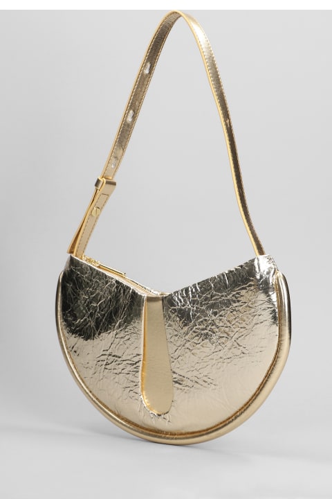 THEMOIRè Bags for Women THEMOIRè Ebe Pineapple Shoulder Bag In Gold Faux Leather