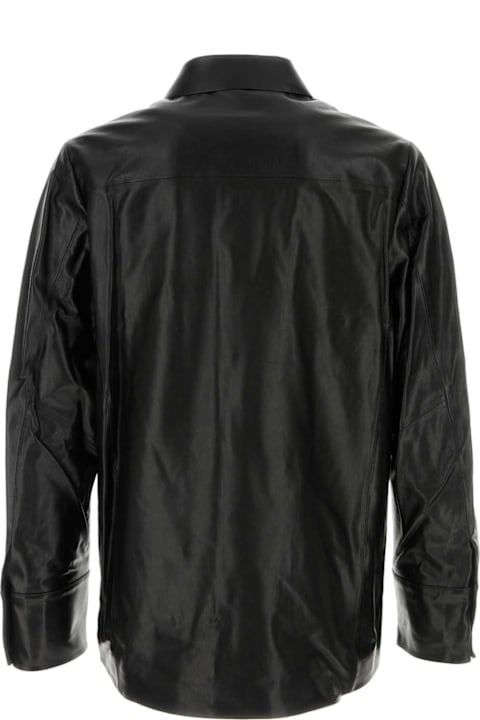 Entire Studios لـ Kids Entire Studios Black Leather Legacy Shirt