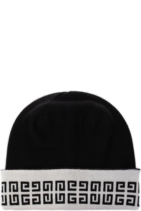 Givenchy for Men Givenchy 4g Monogrammed Knit Beanie