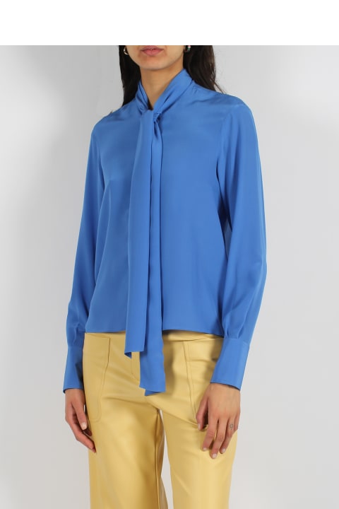 Fashion for Women Stella McCartney Silk Crepe De Chine Pussybow Shirt