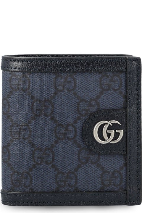 Wallets for Men Gucci Ophidia Logo Plaque Bifold Wallet