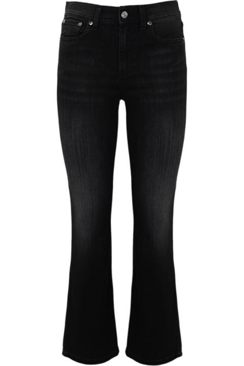 Pants & Shorts for Women Roy Rogers Flare Jeans In Black Denim