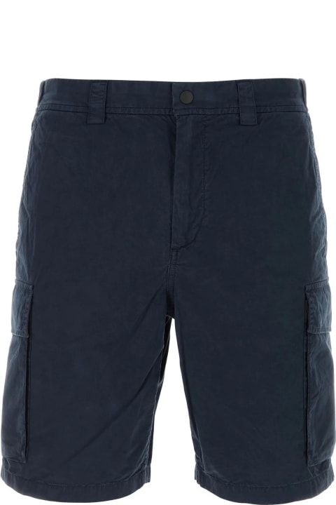 Woolrich Men Woolrich Blue Cotton Bermuda Shorts