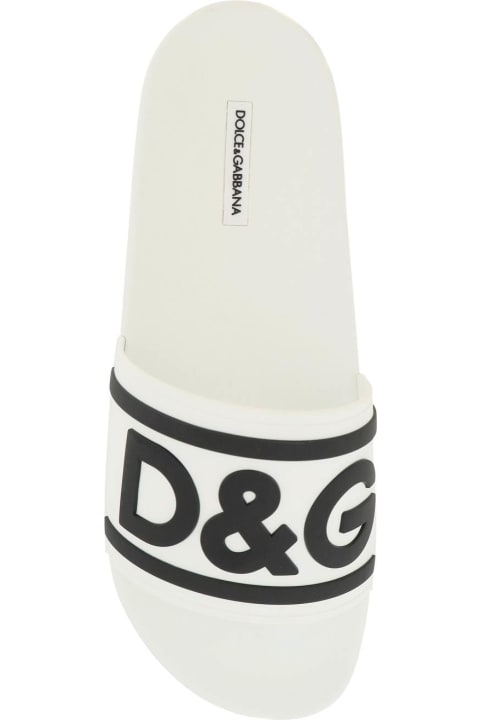 Fashion for Men Dolce & Gabbana Slide Logo Sandals