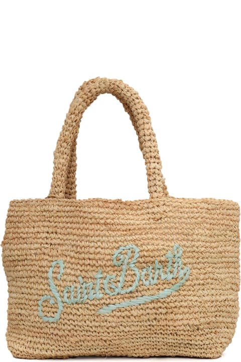 Accessories & Gifts for Girls MC2 Saint Barth Midi Beach Raffia Bag