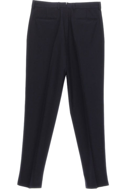 Zegna Pants for Men Zegna Pressed Crease Tailored Trousers