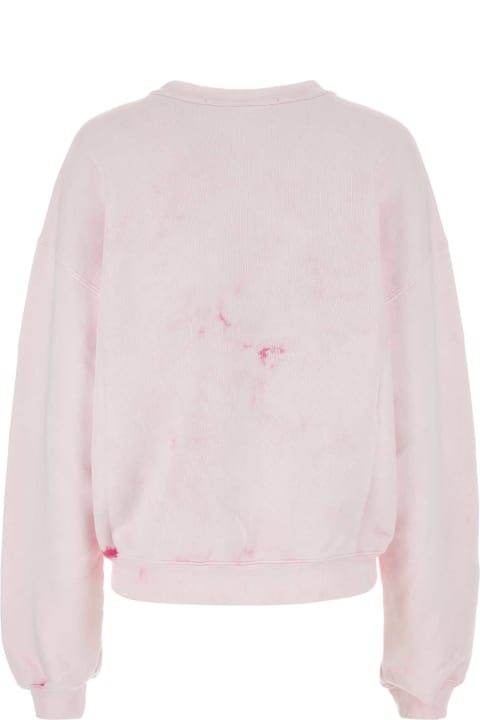 Alexander Wang for Women Alexander Wang Pastel Pink Cotton Sweatshirt
