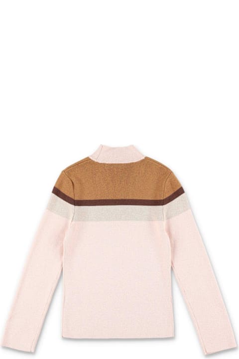Chloé for Boys Chloé Logo Intarsia Knitted Jumper