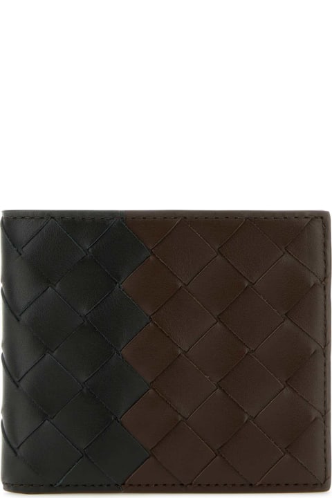 Wallets for Men Bottega Veneta Two-tone Leather Wallet