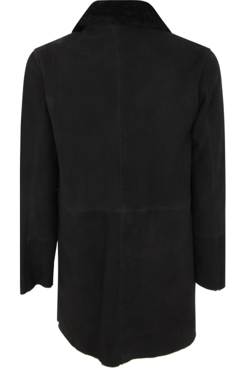 メンズ Giorgio Bratoのコート＆ジャケット Giorgio Brato Velour Merino High Neck Jacket