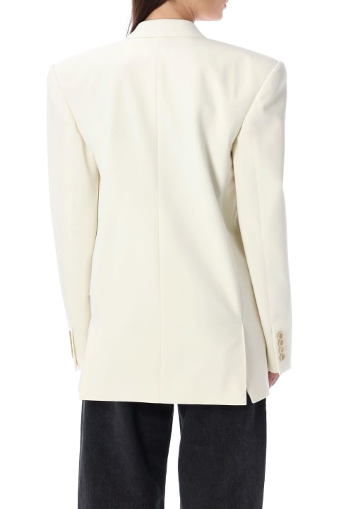 Saint Laurent Coats & Jackets for Women Saint Laurent Jacket In Wool Gabardine