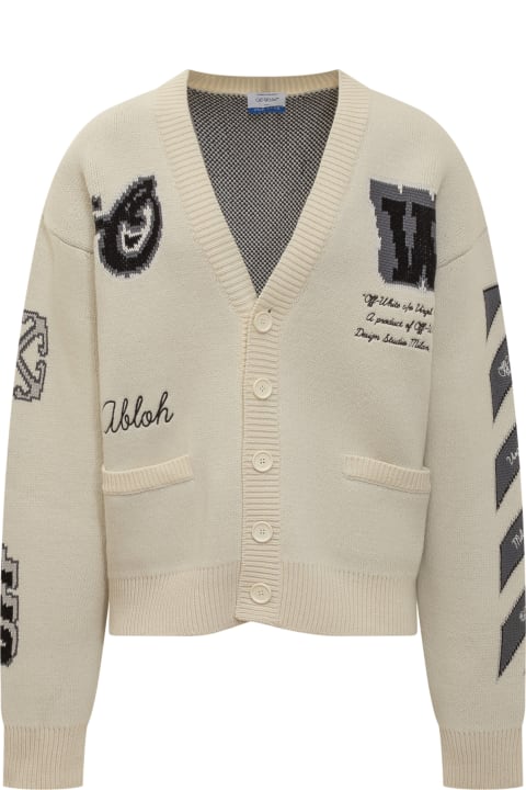 Off-White Sweaters for Men Off-White Varsity Cardigan