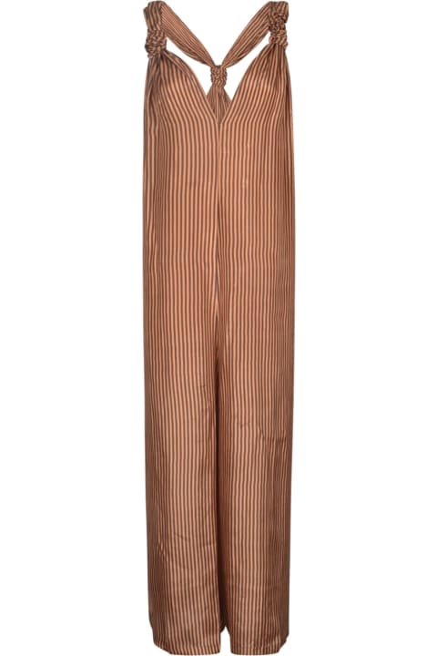 Jumpsuits for Women Mes Demoiselles Striped Long Dress