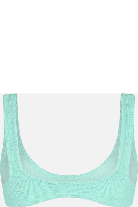 MC2 Saint Barth Clothing for Women MC2 Saint Barth Woman Sage Green Tiny Crinkle Bralette Pamy