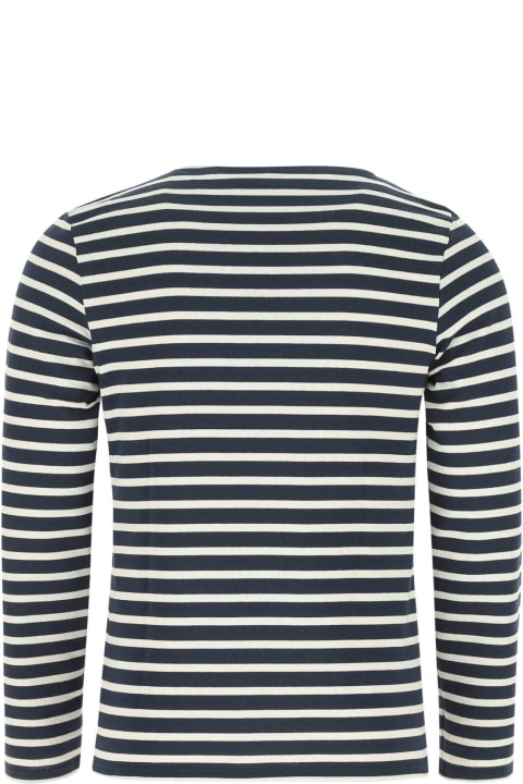 Saint James Sweaters for Men Saint James Embroidered Cotton T-shirt