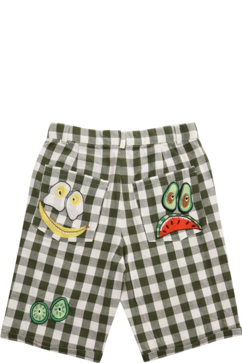 أدوات منزلية Stella McCartney Kids Checked Shorts With Prints