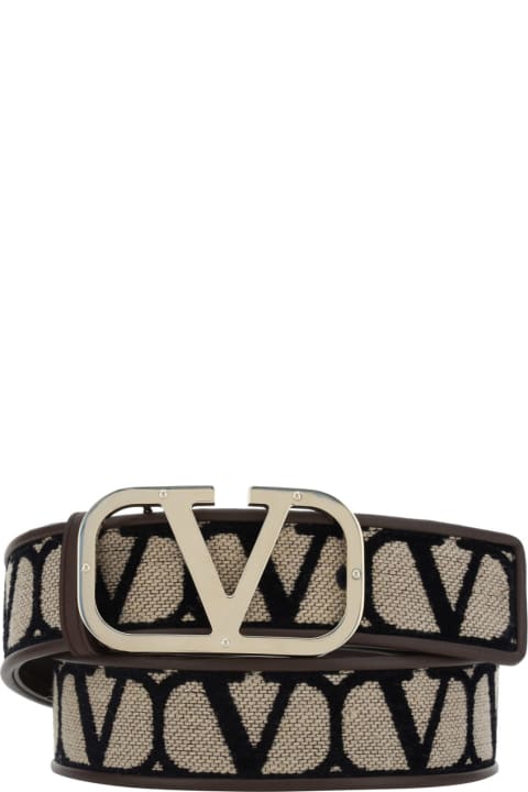 Vlogo Signature Valentino Garavani Belt In Shiny Calfskin