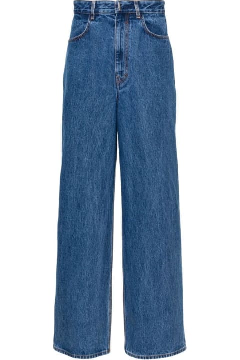 Givenchy Sale for Men Givenchy Low Crotch Wide-leg Jeans