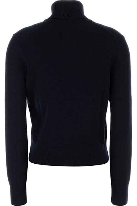 Ami Alexandre Mattiussi for Kids Ami Alexandre Mattiussi Midnight Blue Wool Sweater