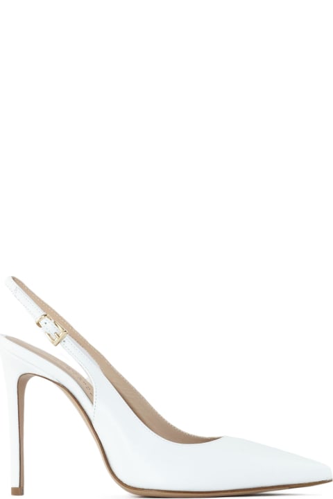 Roberto Festa High-Heeled Shoes for Women Roberto Festa Pitty White Leather Slingback