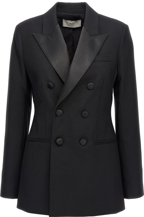 Ami Alexandre Mattiussi Coats & Jackets for Women Ami Alexandre Mattiussi Double-breasted Wool Blazer