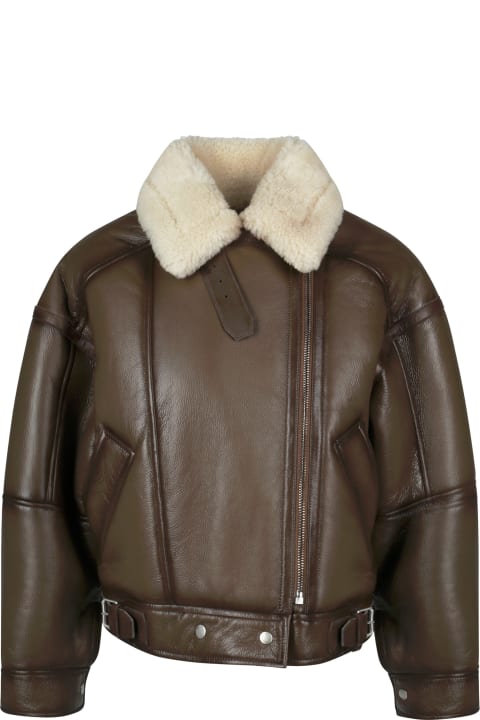 Acne Studios معاطف وجواكت لـ السيدات Acne Studios Leather Jacket