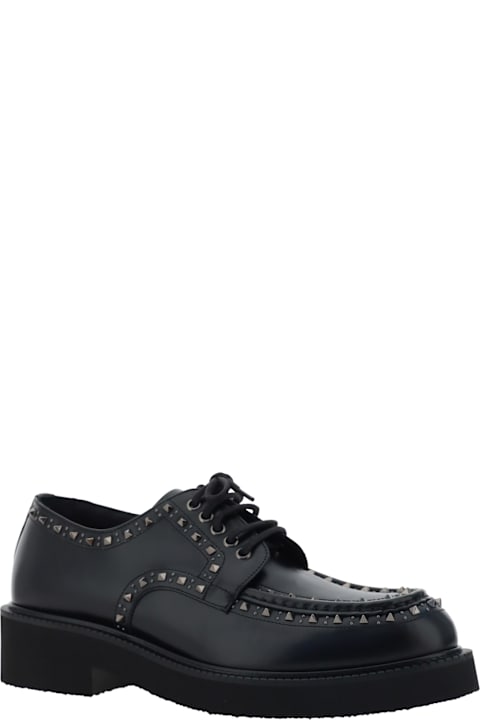 آخر صيحات الموضة من القسم الرجالي Valentino Garavani Derby Lace-up Shoes