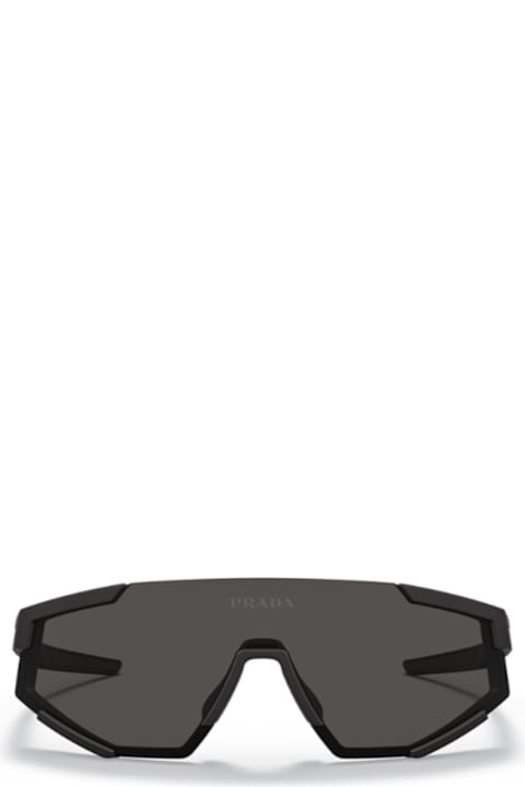 Prada Linea Rossa for Kids Prada Linea Rossa Prada Linea Rossa Ps04ws Dg006f Nero Effetto Gommato Sunglasses