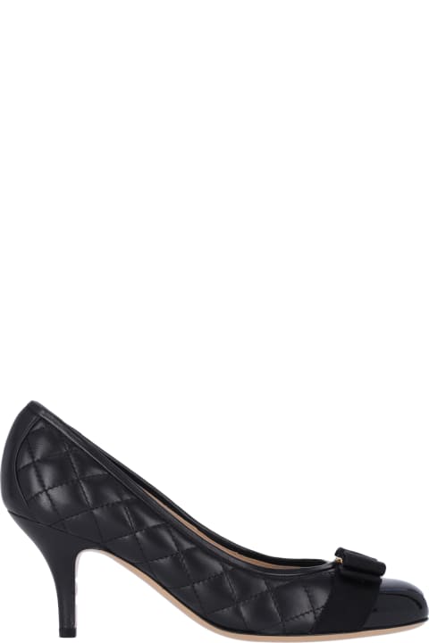 High-Heeled Shoes for Women Ferragamo Quilted Pumps
