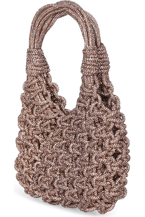 Hibourama Bags for Women Hibourama Vannifique Buckle Gold Handbag