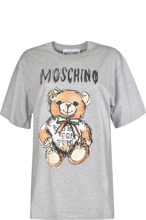 Moschino Topwear for Women Moschino Bear Oversized T-shirt