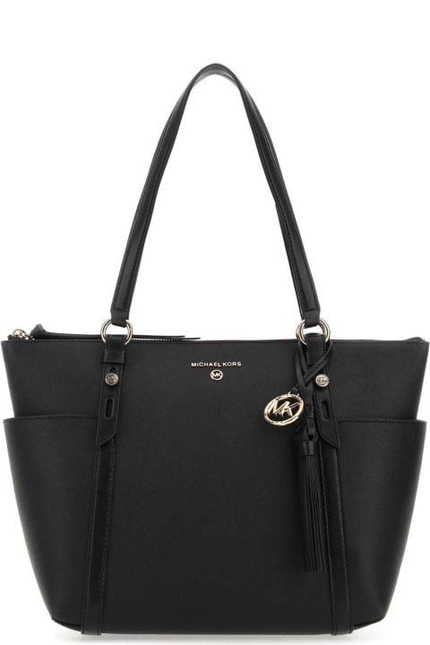 Michael Kors for Men Michael Kors Black Leather Sullivan Shoulder Bag